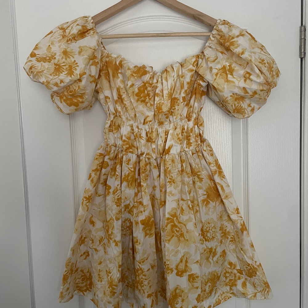 Floral Puff Sleeve Dress
